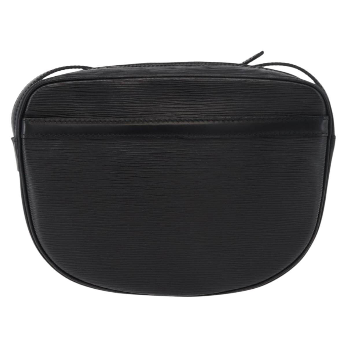 LOUIS VUITTON Epi Jeune Fille MM Shoulder Bag Black M52152 LV Auth 177429A