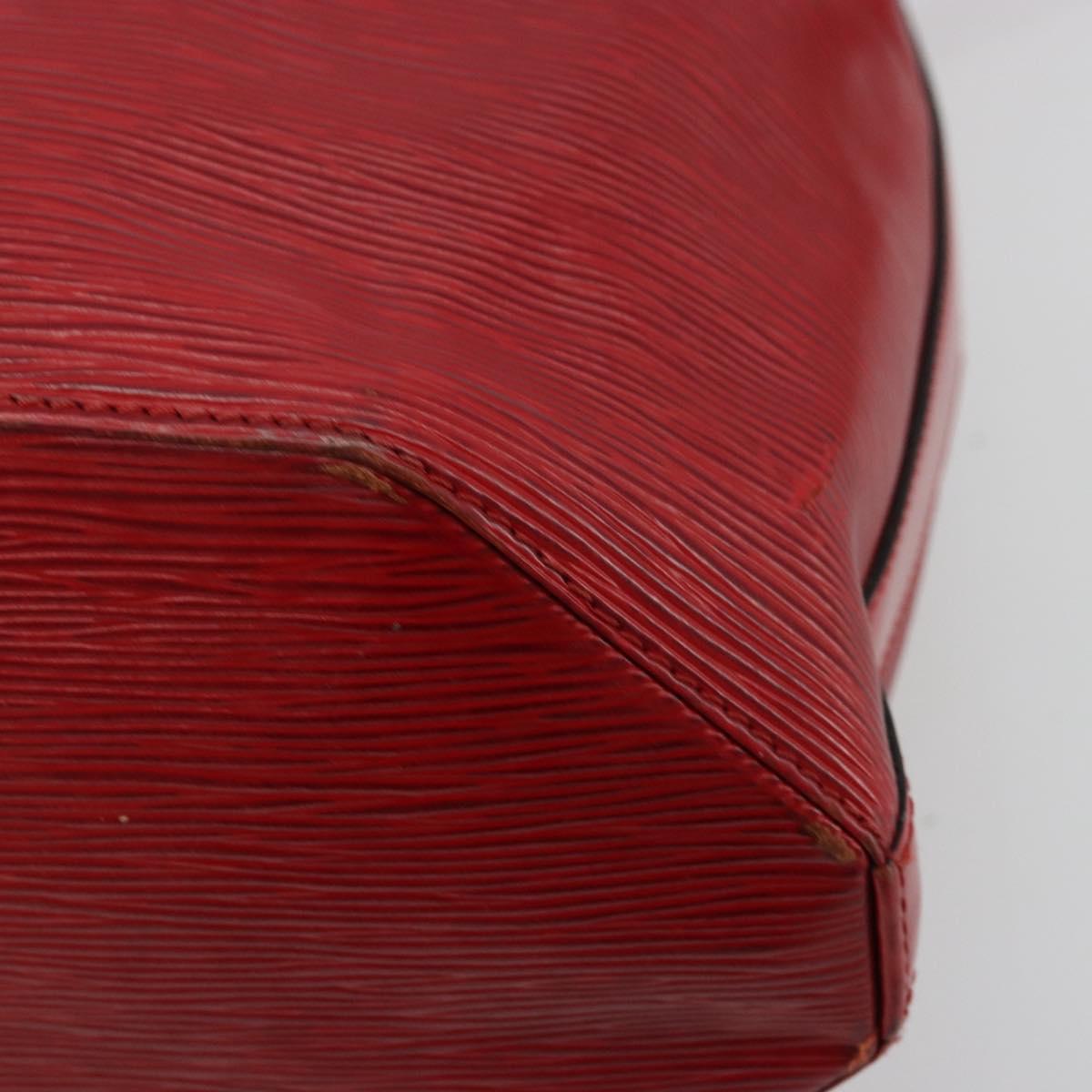 LOUIS VUITTON Epi Sac Depaule GM Shoulder Bag Red M80197 LV Auth 177430