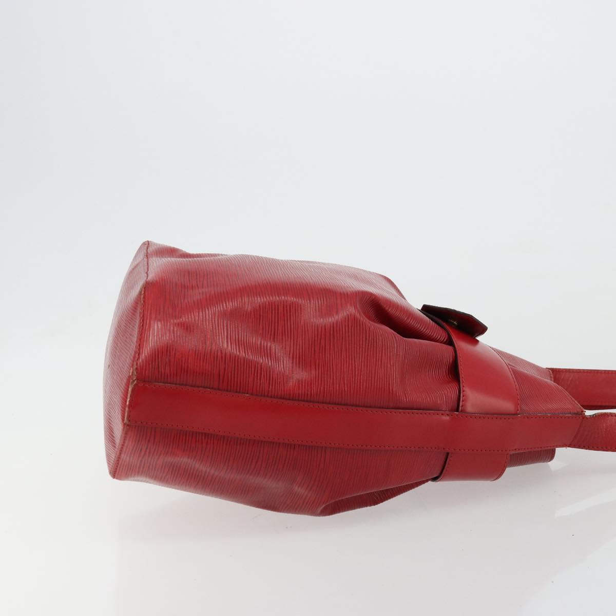 LOUIS VUITTON Epi Sac Depaule GM Shoulder Bag Red M80197 LV Auth 177430