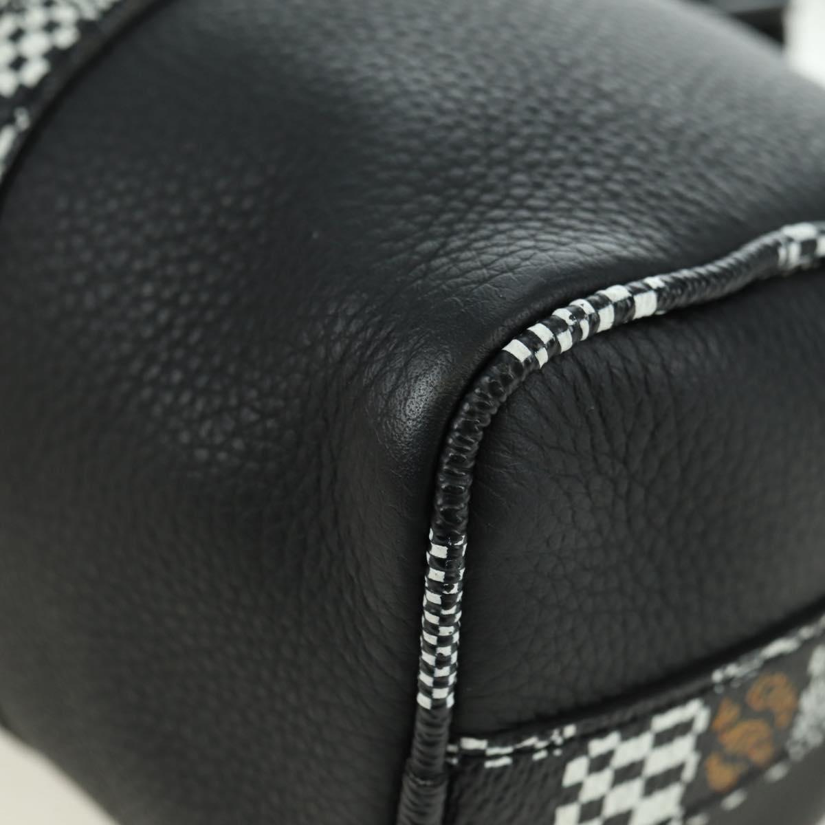LOUIS VUITTON Damier Distorted City Keepall XS Bag Black M80202 LV Auth 177433SM