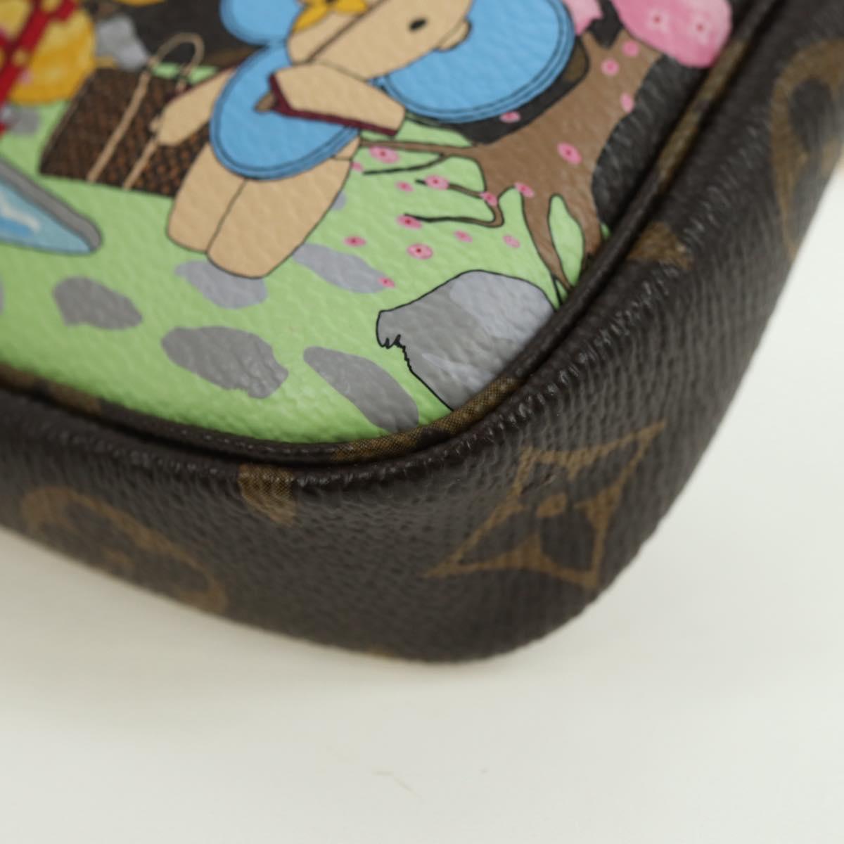 LOUIS VUITTON Monogram Vivienne Mini Pochette Accessoires M45905 LV Auth 177457M