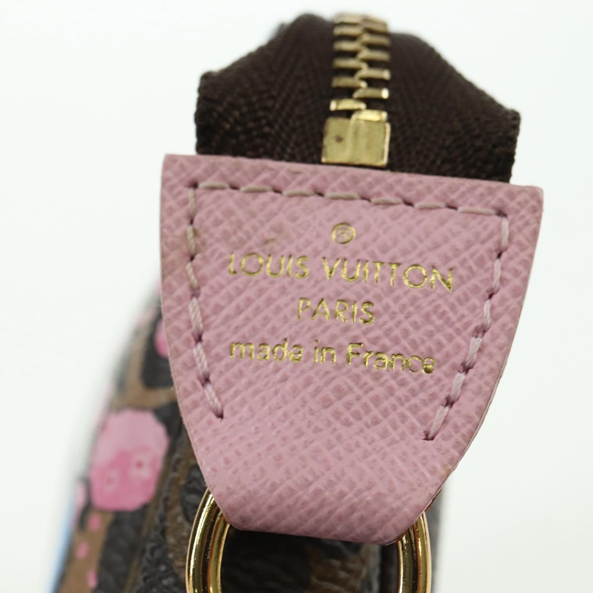 LOUIS VUITTON Monogram Vivienne Mini Pochette Accessoires M45905 LV Auth 177457M