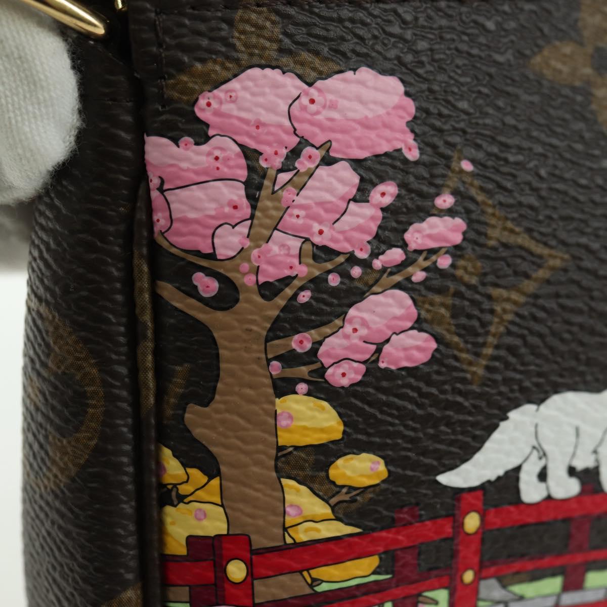 LOUIS VUITTON Monogram Vivienne Mini Pochette Accessoires M45905 LV Auth 177457M