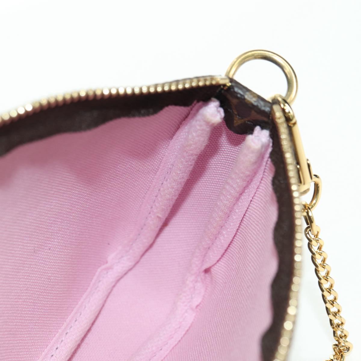 LOUIS VUITTON Monogram Vivienne Mini Pochette Accessoires M45905 LV Auth 177457M