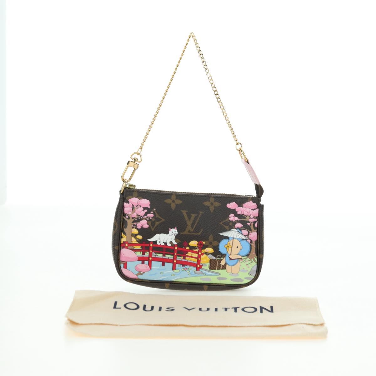 LOUIS VUITTON Monogram Vivienne Mini Pochette Accessoires M45905 LV Auth 177457M