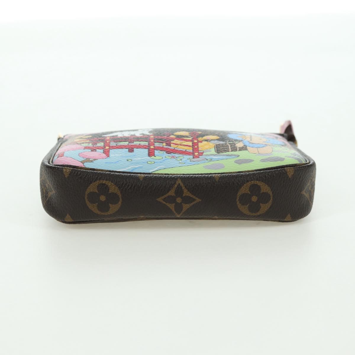 LOUIS VUITTON Monogram Vivienne Mini Pochette Accessoires M45905 LV Auth 177457M