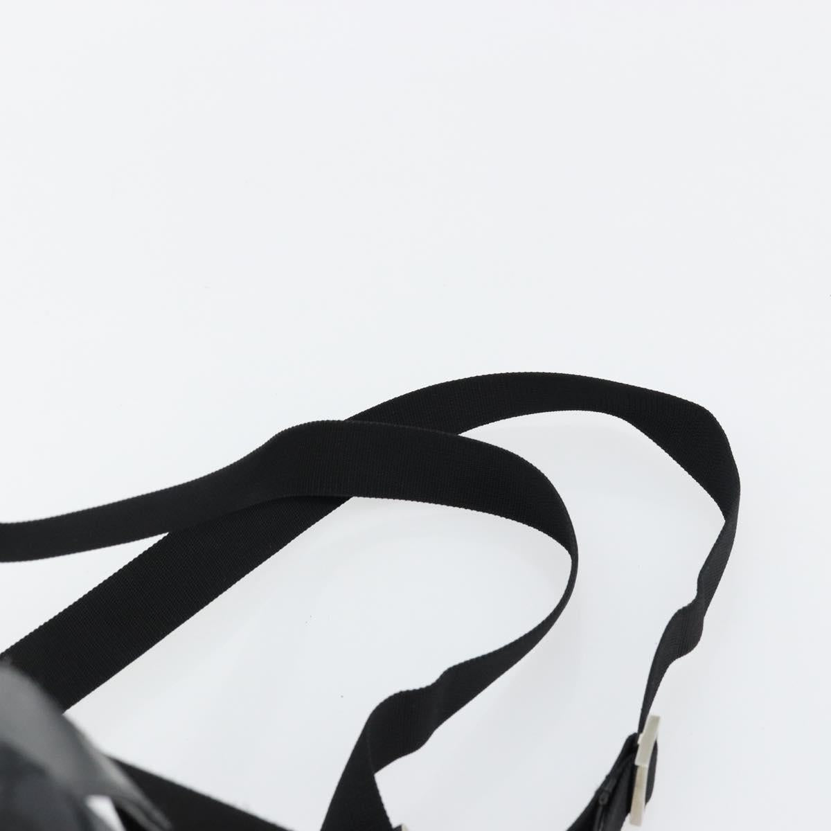 GUCCI GG Canvas Backpack Black Silver 019 0352 Auth 177495A