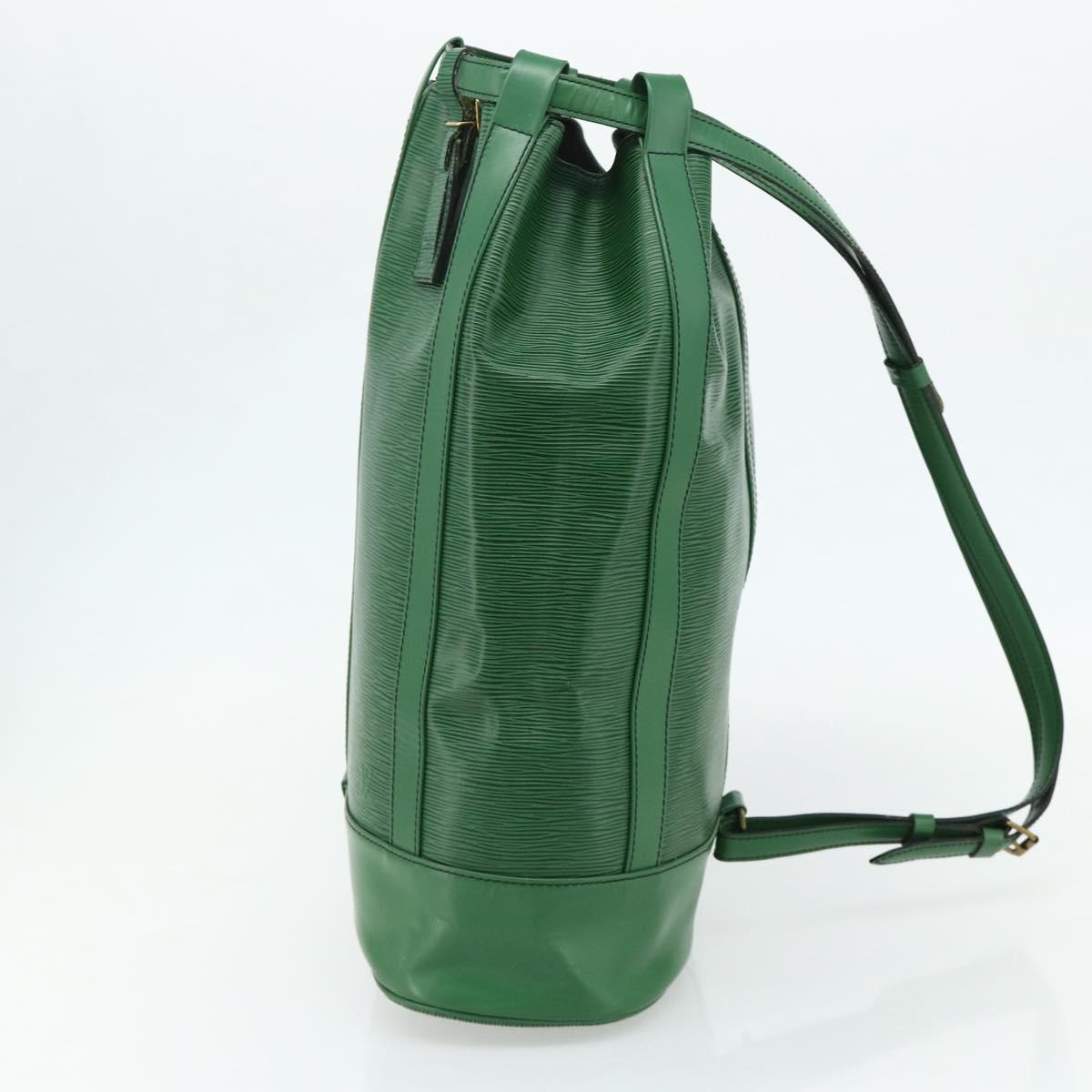 LOUIS VUITTON Epi Randonnee GM Shoulder Bag Green M43084 LV Auth 177520