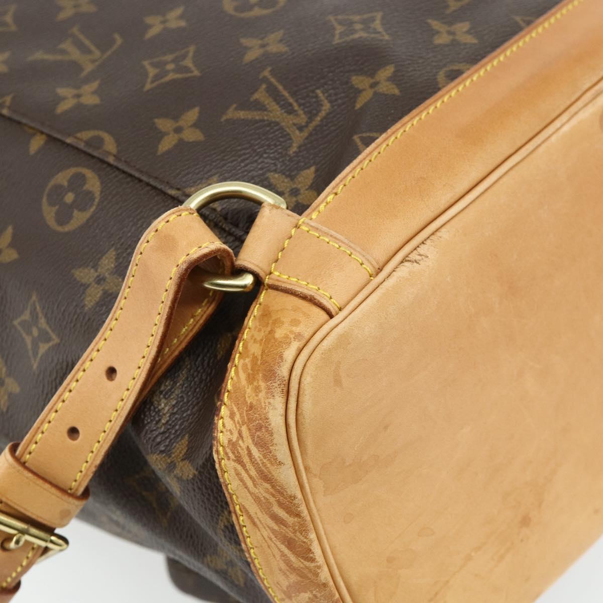 LOUIS VUITTON Monogram Montsouris GM Backpack M51135 LV Auth 177554
