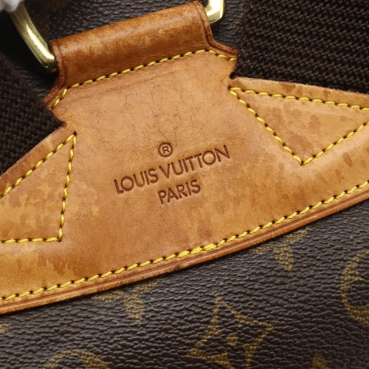 LOUIS VUITTON Monogram Montsouris GM Backpack M51135 LV Auth 177554