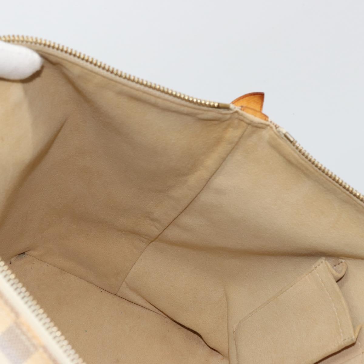 LOUIS VUITTON Damier Azur Saleya MM Tote Bag N51185 LV Auth 177559