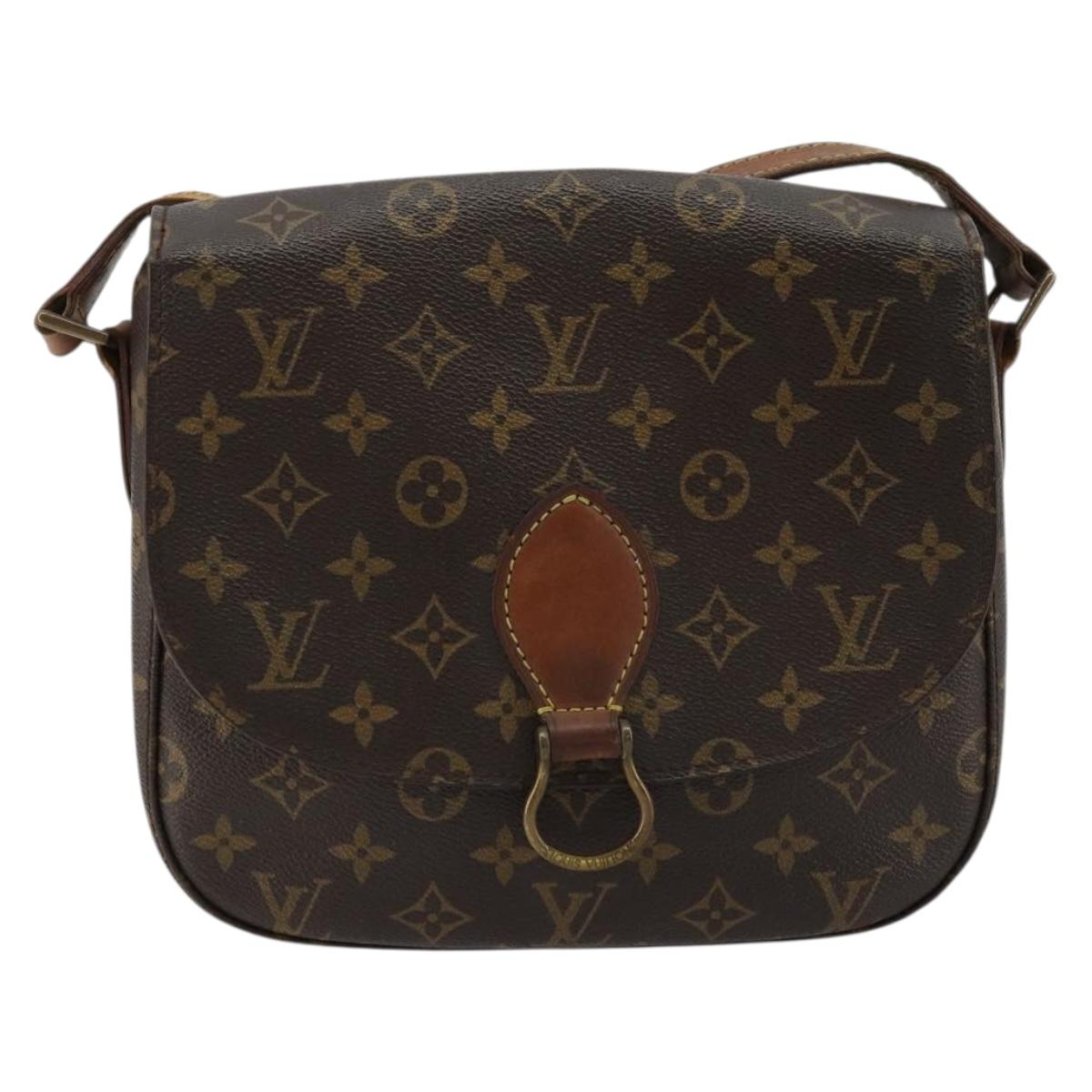 LOUIS VUITTON Monogram Saint Cloud GM Shoulder Bag M51242 LV Auth 177593