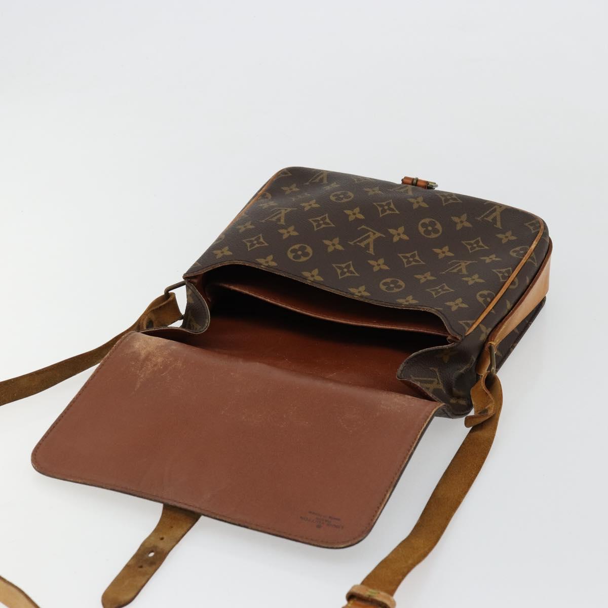 LOUIS VUITTON Monogram Cartouchiere GM Shoulder Bag M51252 LV Auth 177596