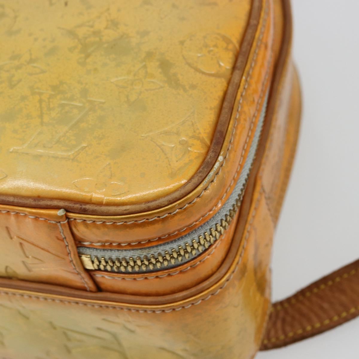 LOUIS VUITTON Monogram Vernis Marley Backpack Gris M91038 LV Auth 177599