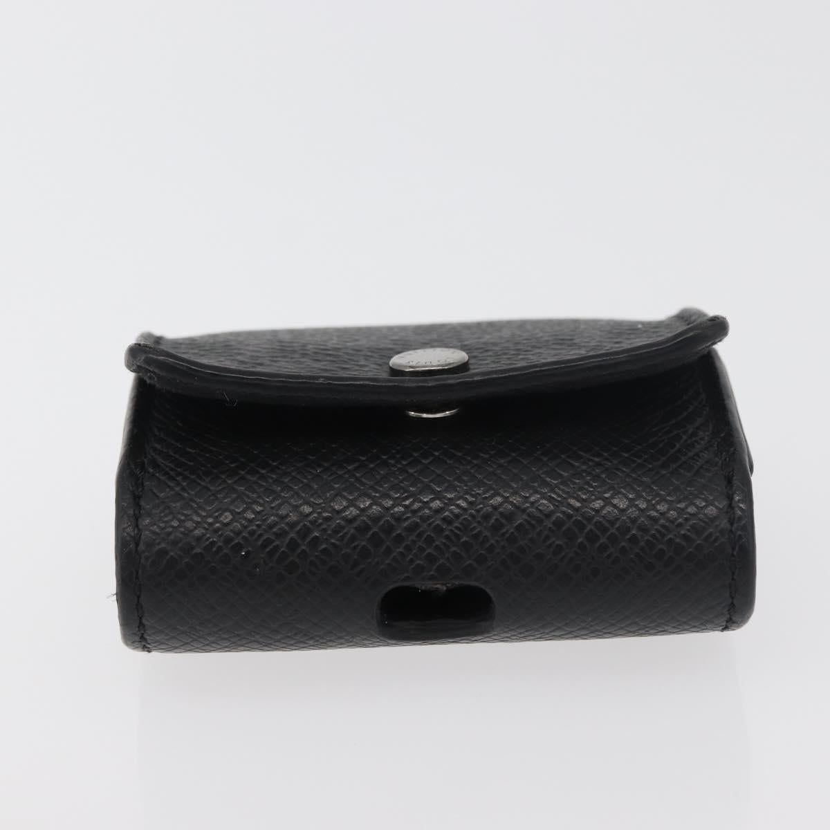 LOUIS VUITTON Monogram Eclipse Etui Earphone Case Black N00341 LV Auth 177630A
