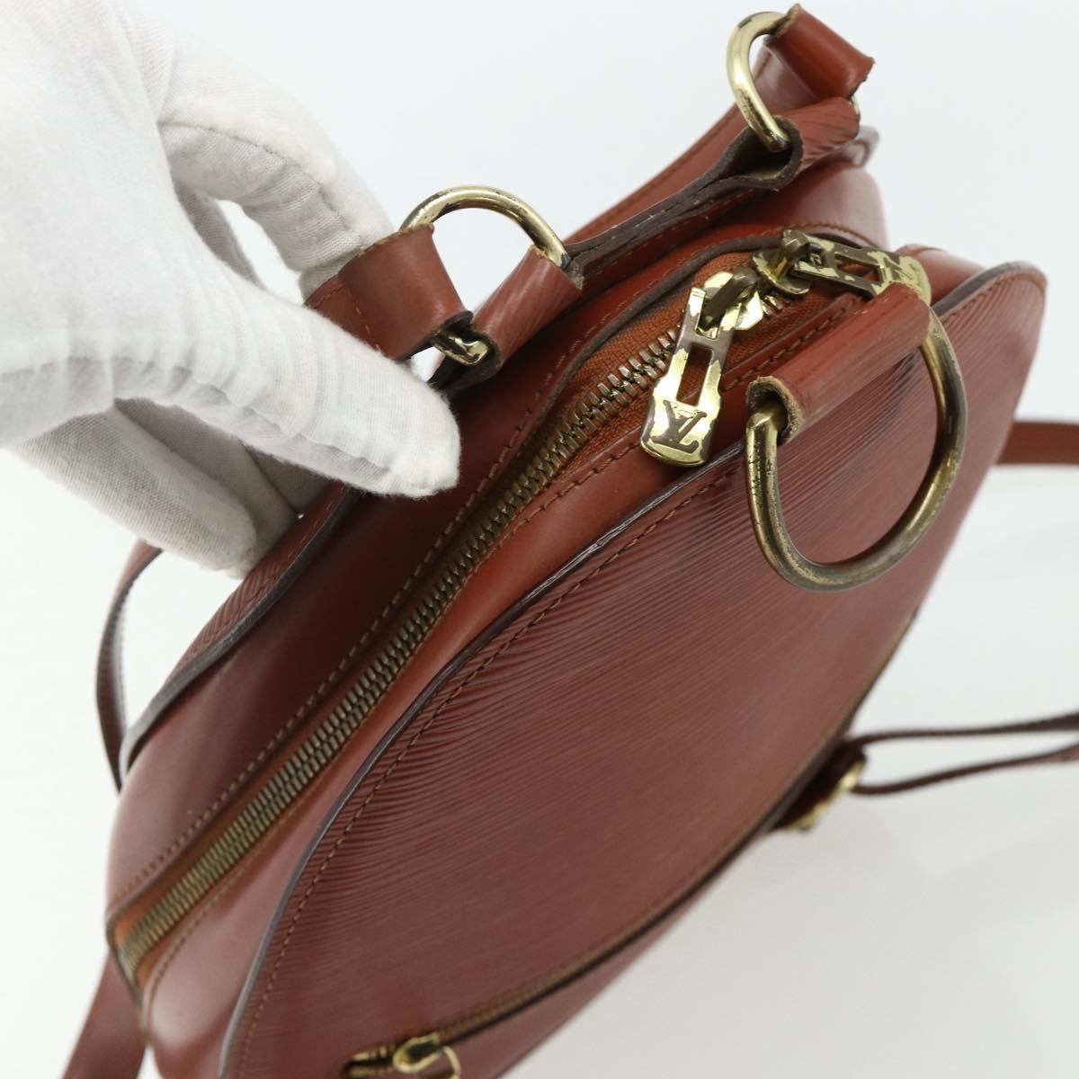LOUIS VUITTON Epi Mabillon Backpack Brown M52233 LV Auth 177640