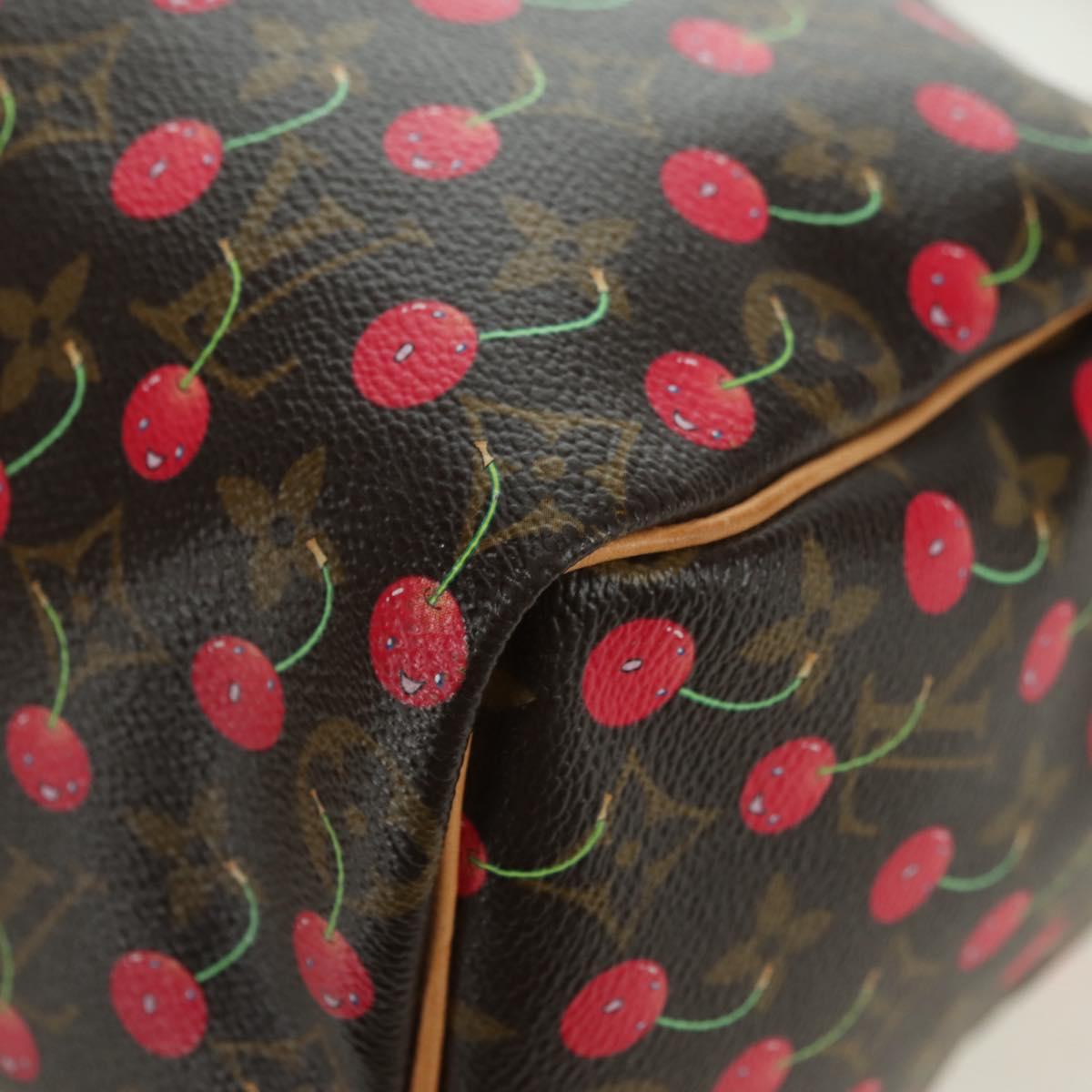 LOUIS VUITTON Monogram Cherry Speedy 25 Hand Bag M95009 LV Auth 177652SAV