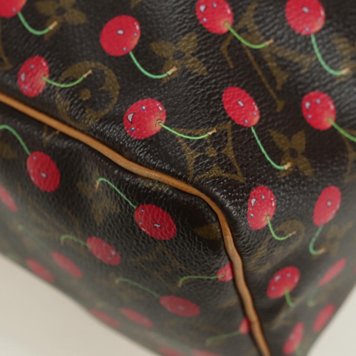 LOUIS VUITTON Monogram Cherry Speedy 25 Hand Bag M95009 LV Auth 177652SAV
