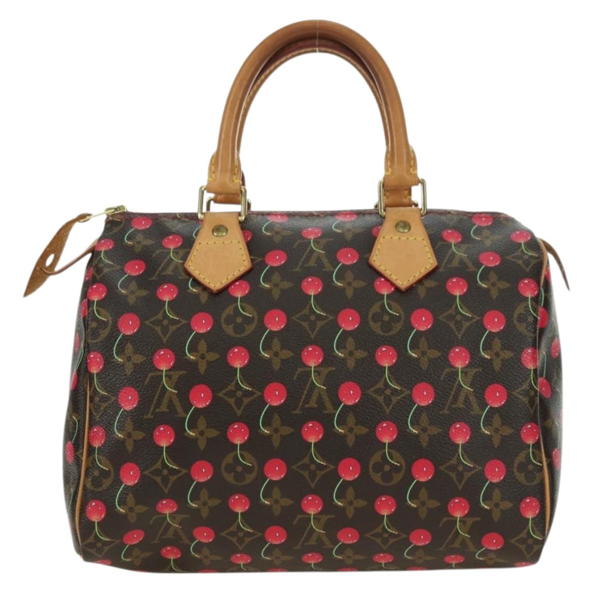 LOUIS VUITTON Monogram Cherry Speedy 25 Hand Bag M95009 LV Auth 177652SAV