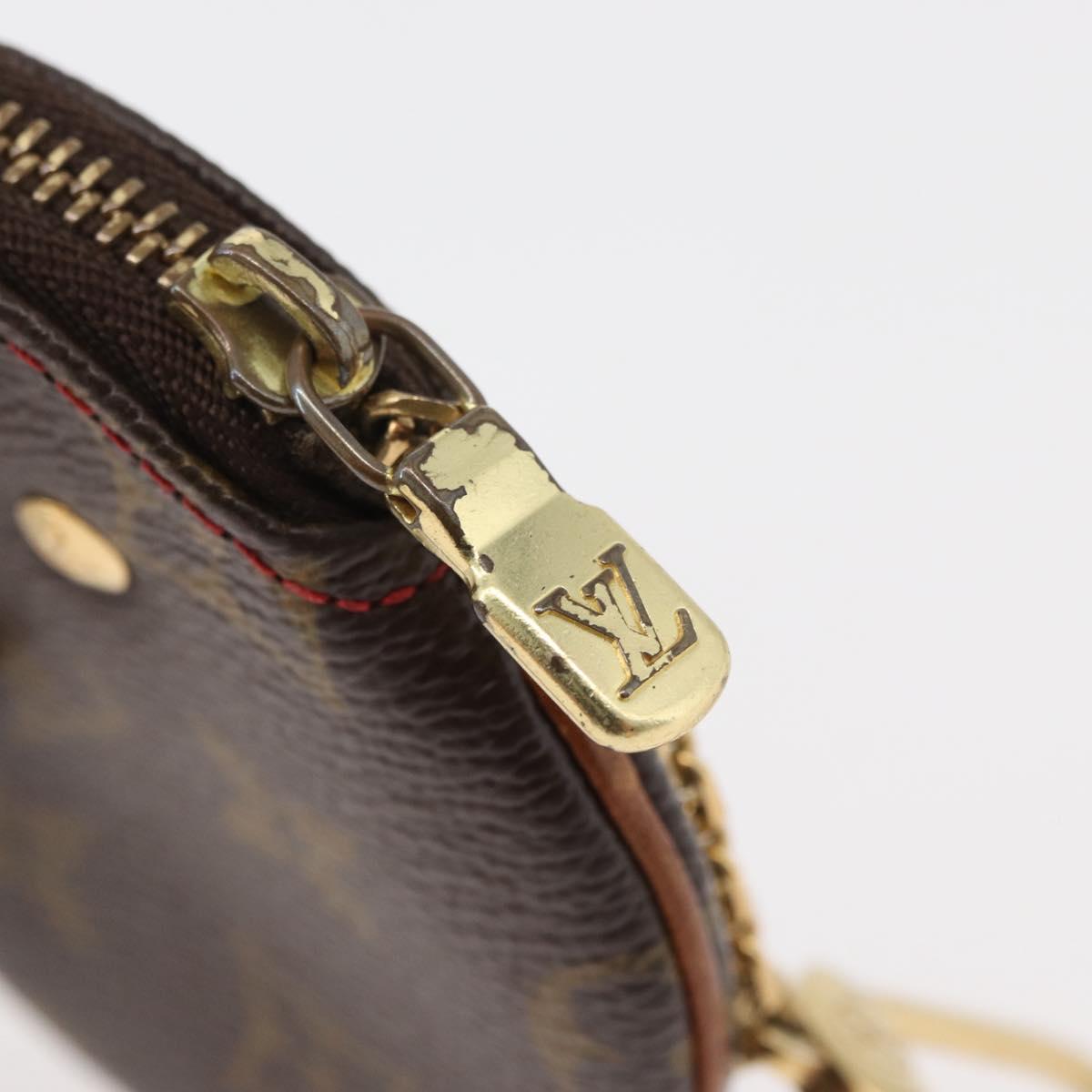 LOUIS VUITTON Monogram Cherry Porte Monnaie Ron Coin Purse M95043 Auth 177653V