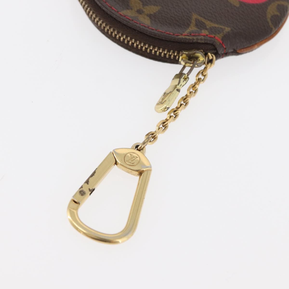 LOUIS VUITTON Monogram Cherry Porte Monnaie Ron Coin Purse M95043 Auth 177653V