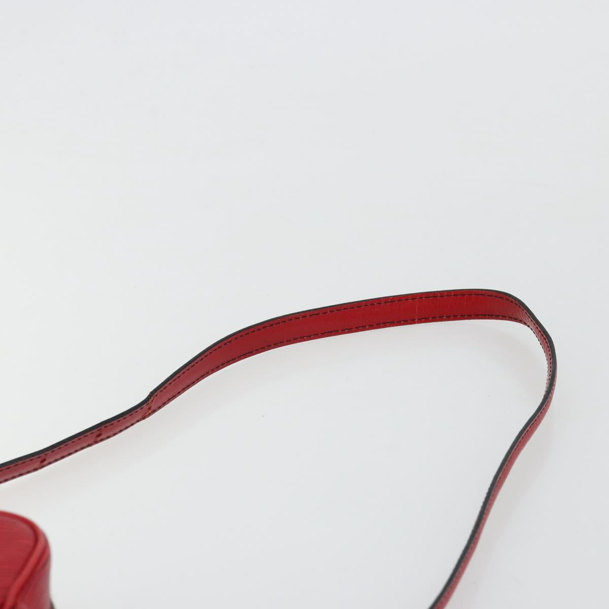 LOUIS VUITTON Epi Danube Shoulder Bag Red M45637 LV Auth 177658