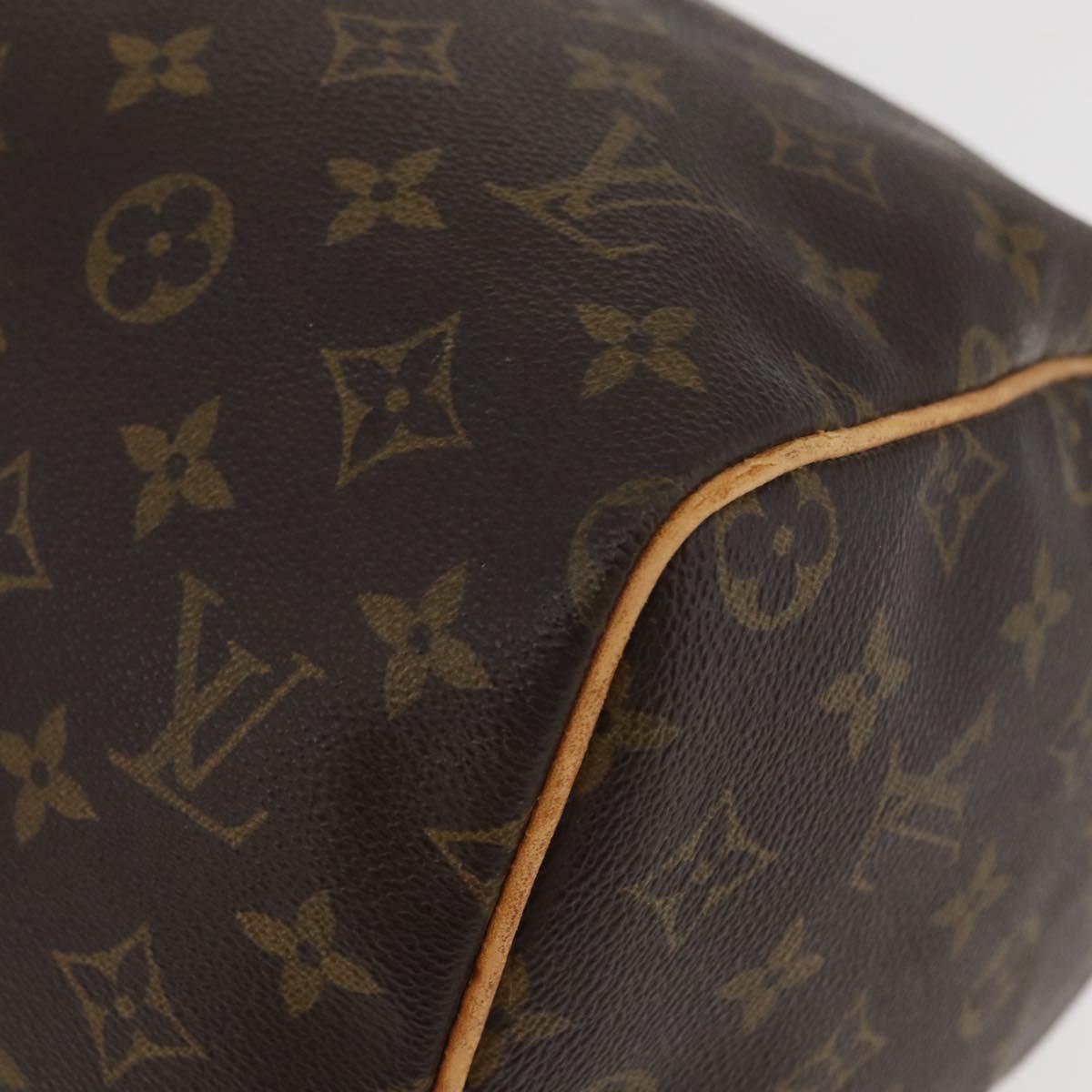 LOUIS VUITTON Monogram Speedy 30 Hand Bag M41526 LV Auth 177676