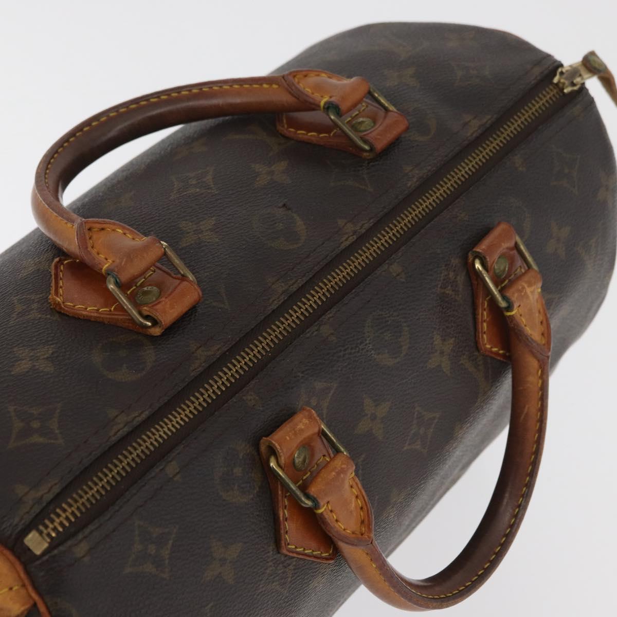 LOUIS VUITTON Monogram Speedy 30 Hand Bag M41526 LV Auth 177683