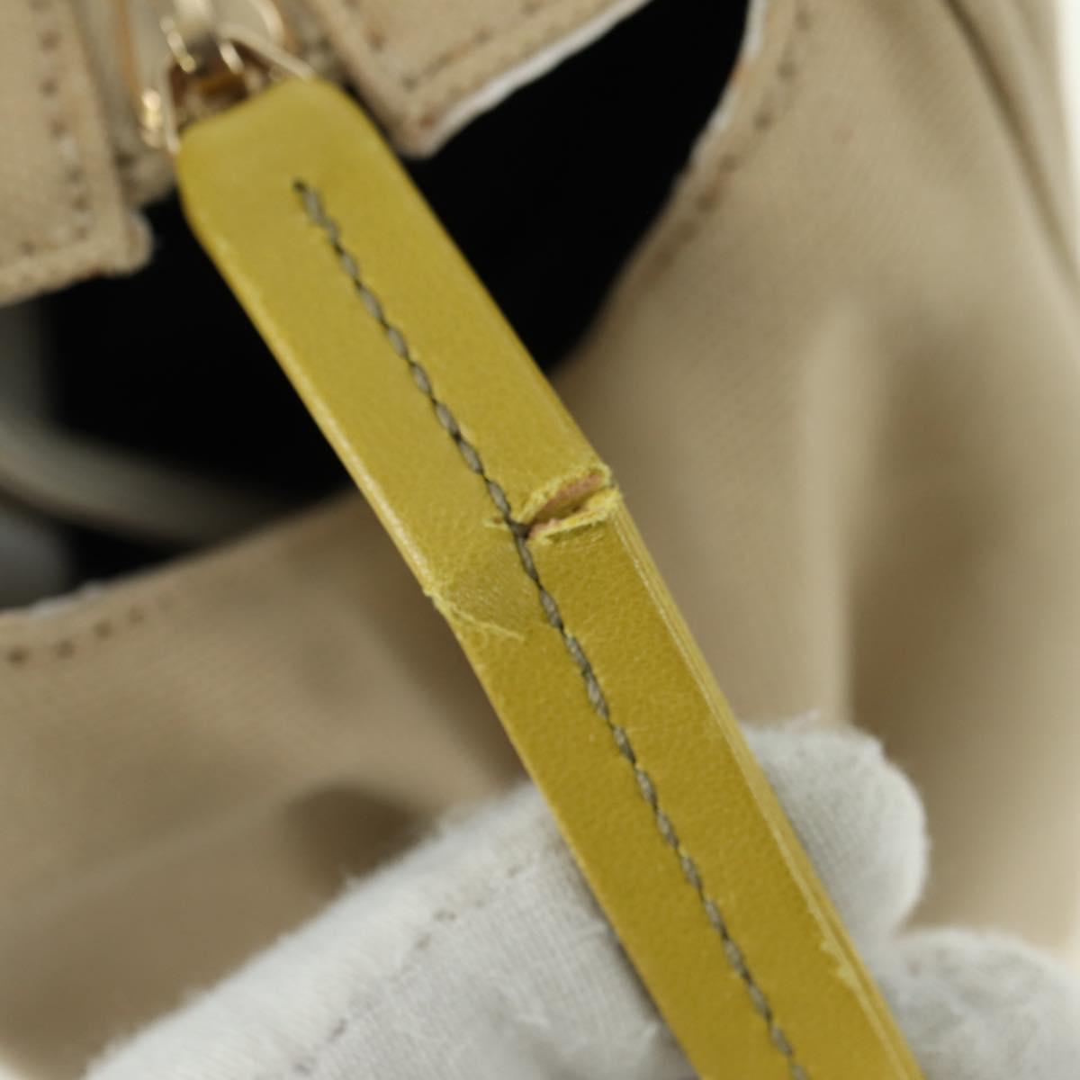 CHANEL Marshmallow Bag Tote Bag Canvas Beige Gold CC Auth 177697V