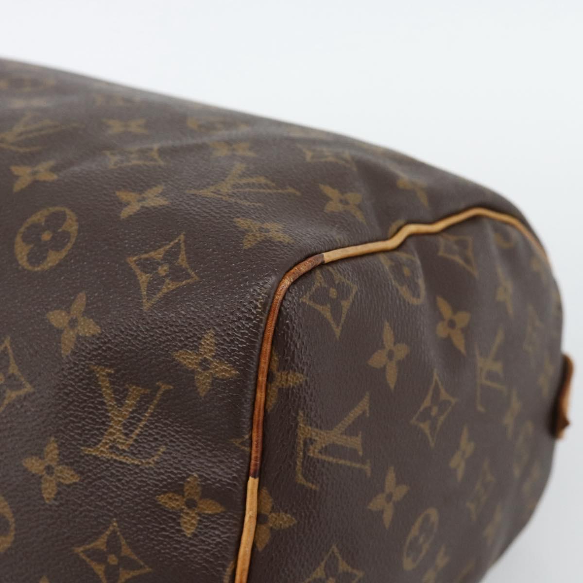 LOUIS VUITTON Monogram Speedy 30 Hand Bag M41526 LV Auth 177699