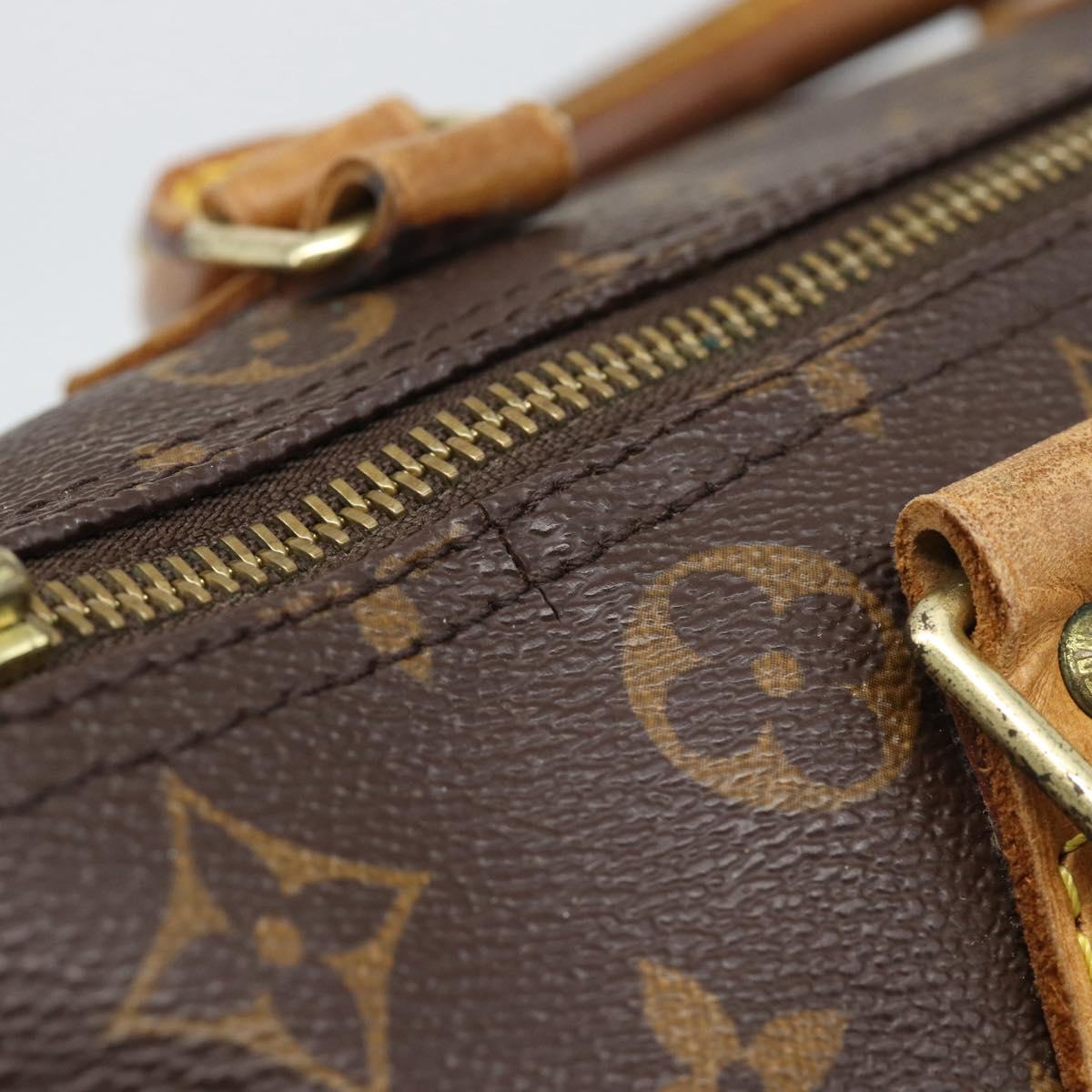 LOUIS VUITTON Monogram Speedy 30 Hand Bag M41526 LV Auth 177699