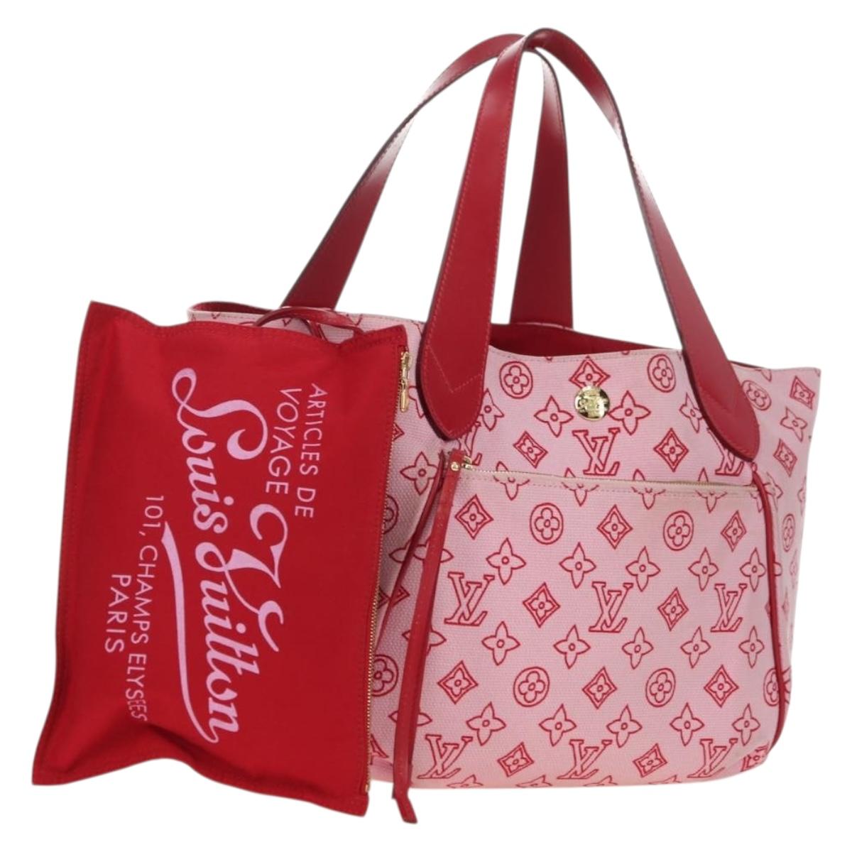 LOUIS VUITTON Beach Line Cabas Ipanema GM Tote Bag Pink M95988 LV Auth 177744A