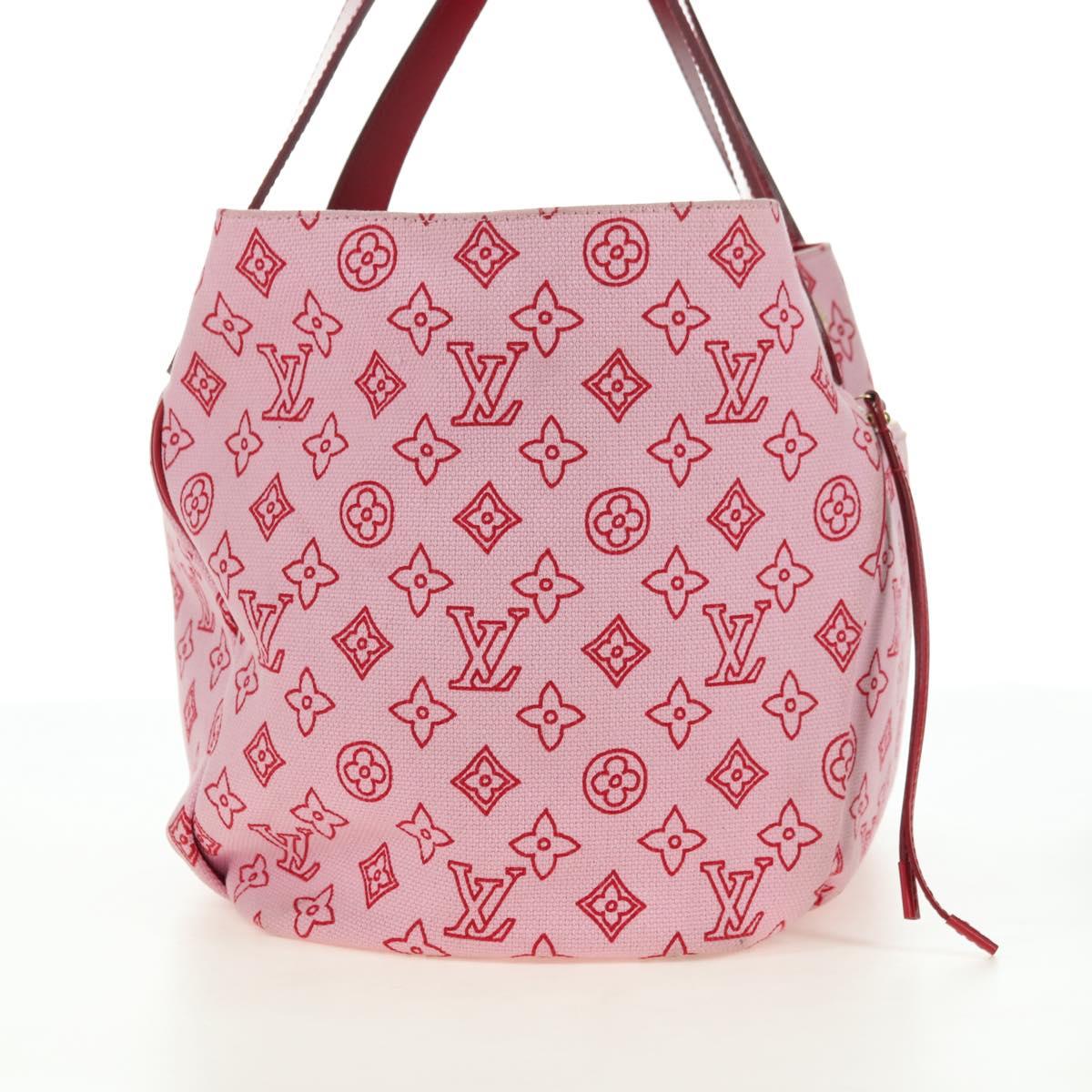 LOUIS VUITTON Beach Line Cabas Ipanema GM Tote Bag Pink M95988 LV Auth 177744A