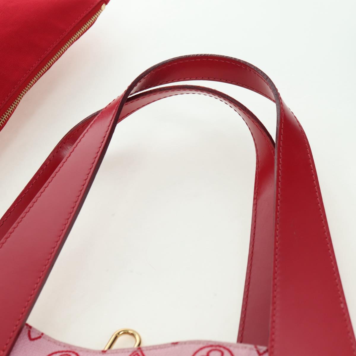 LOUIS VUITTON Beach Line Cabas Ipanema GM Tote Bag Pink M95988 LV Auth 177744A