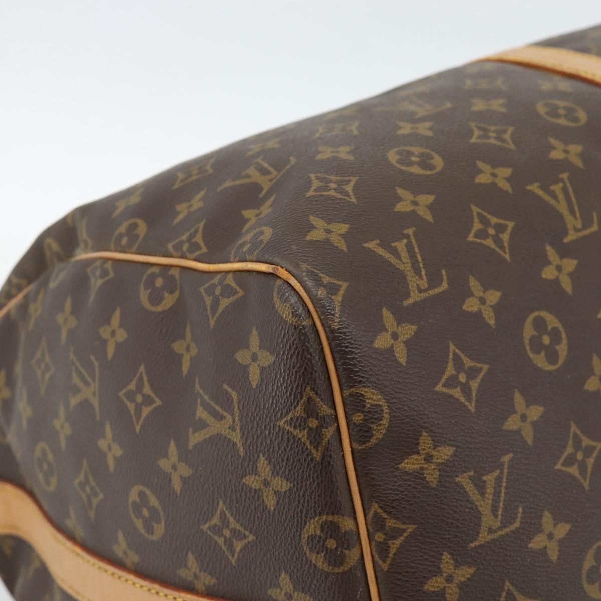 LOUIS VUITTON Monogram Keepall Bandouliere 55 Boston Bag M41414 LV Auth 177780