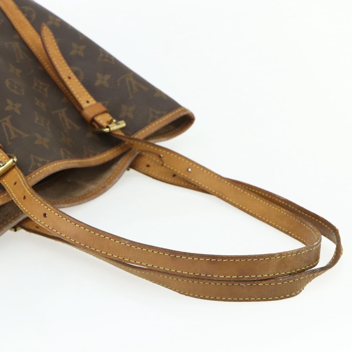 LOUIS VUITTON Monogram Bucket GM Shoulder Bag M42236 LV Auth 177783