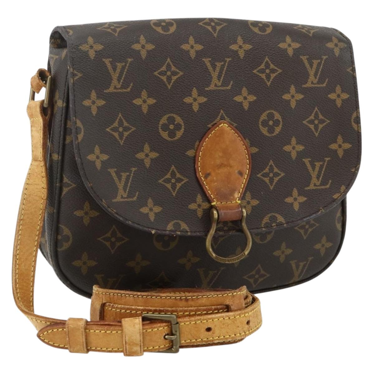 LOUIS VUITTON Monogram Saint Cloud GM Shoulder Bag M51242 LV Auth 177785