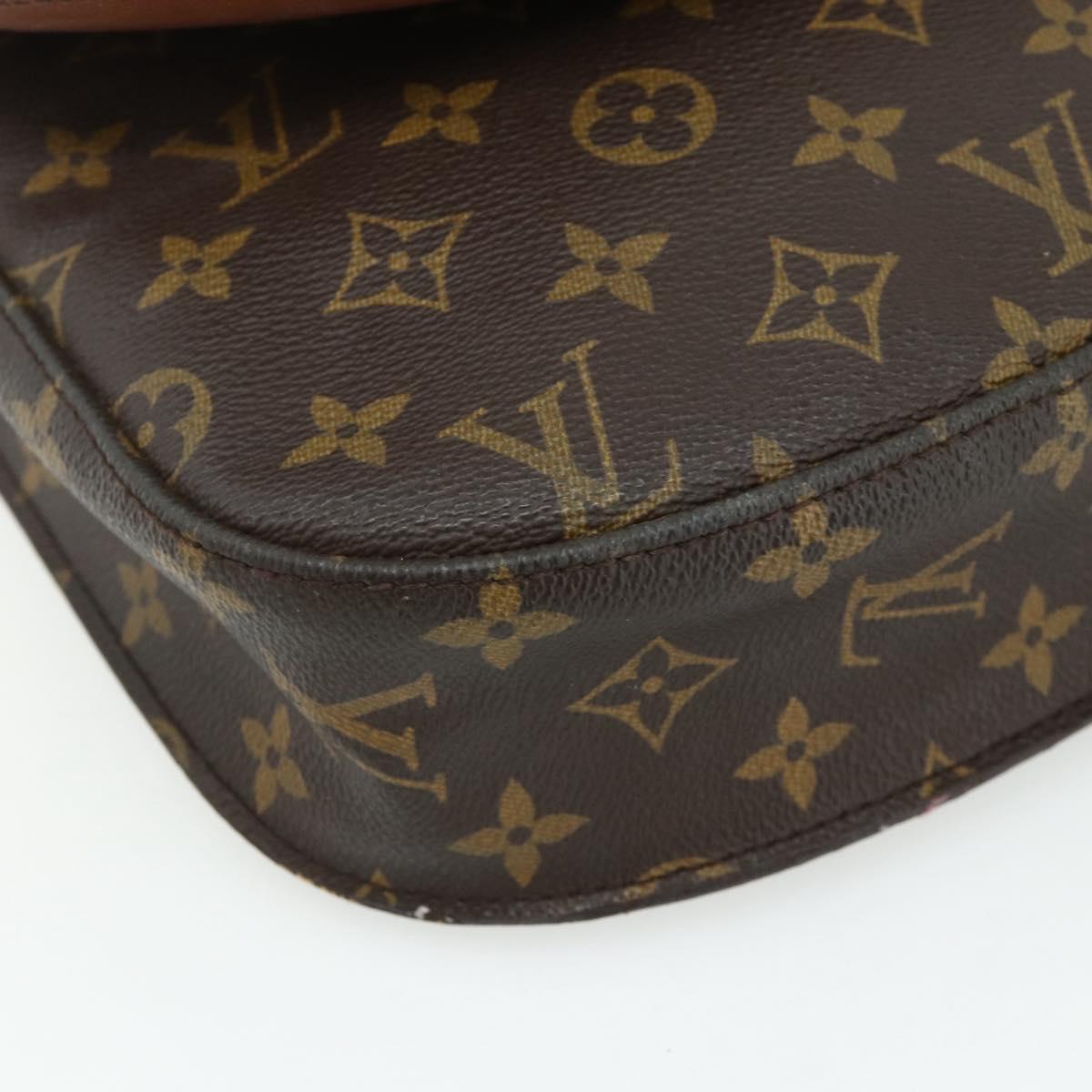 LOUIS VUITTON Monogram Saint Cloud GM Shoulder Bag M51242 LV Auth 177785