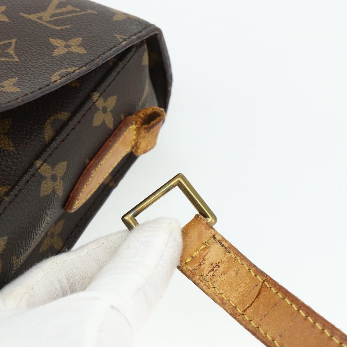 LOUIS VUITTON Monogram Saint Cloud GM Shoulder Bag M51242 LV Auth 177785