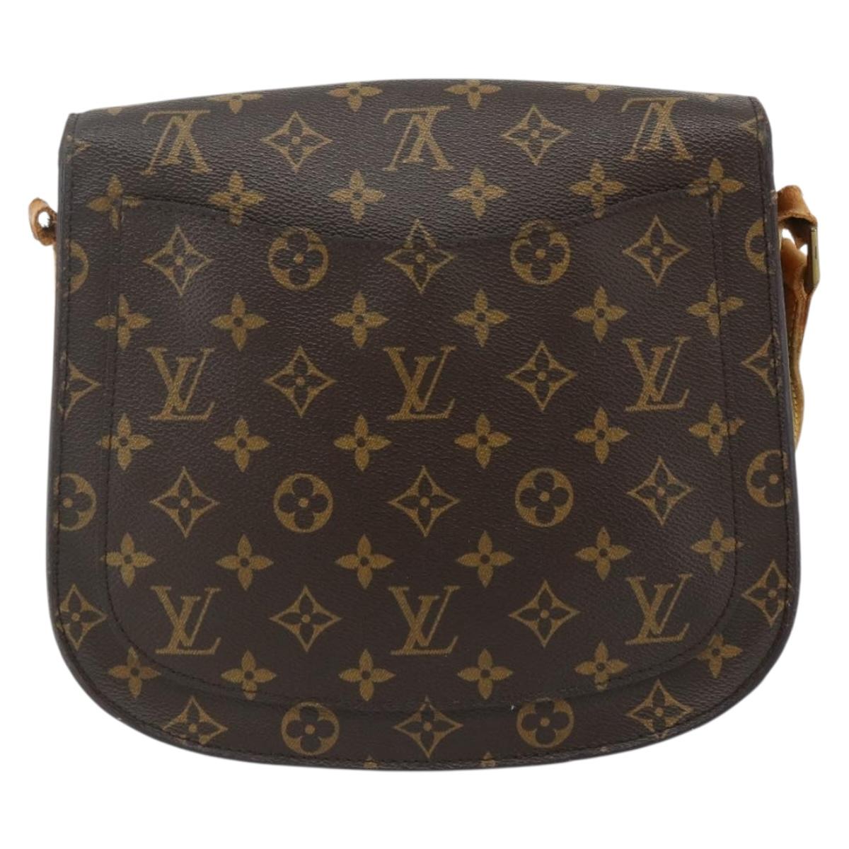 LOUIS VUITTON Monogram Saint Cloud GM Shoulder Bag M51242 LV Auth 177785