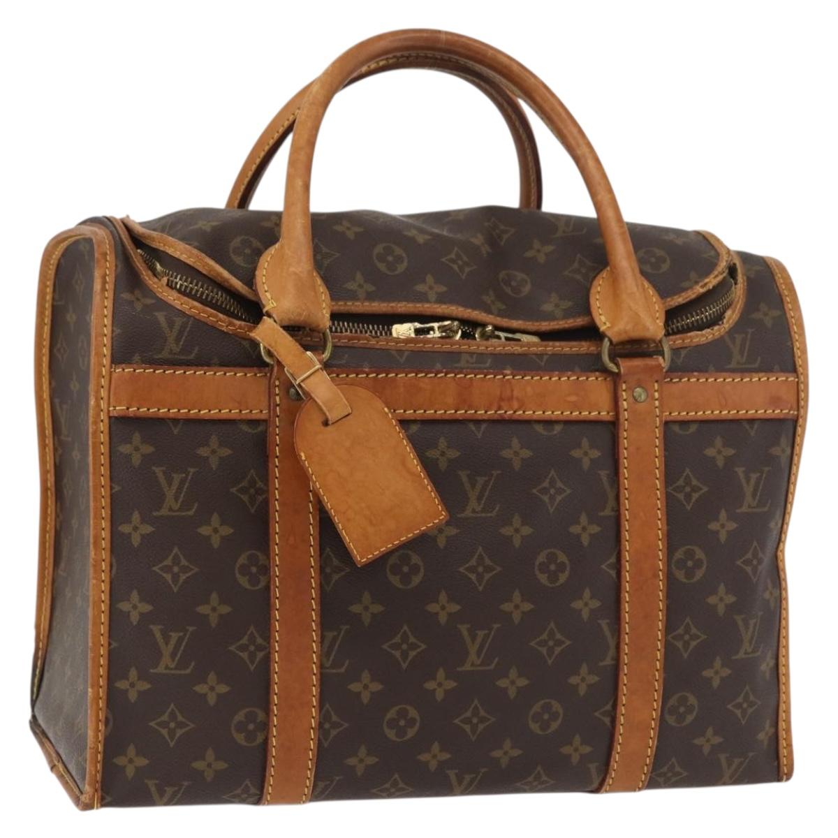 LOUIS VUITTON Monogram Sac Shan 40 Pet Carry M42024 LV Auth 177806