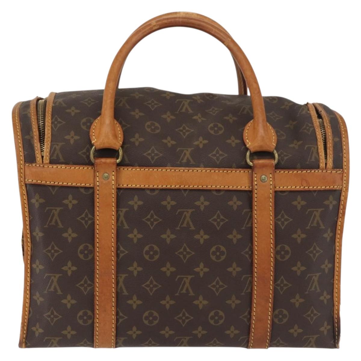 LOUIS VUITTON Monogram Sac Shan 40 Pet Carry M42024 LV Auth 177806