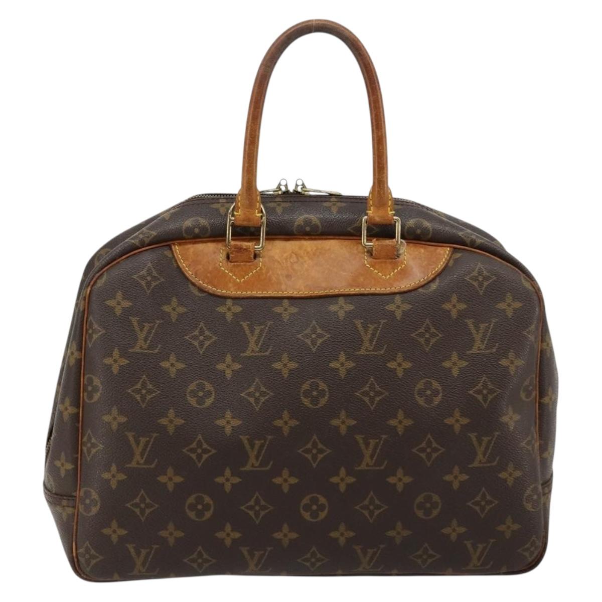 LOUIS VUITTON Monogram Deauville Hand Bag M47270 LV Auth 177819