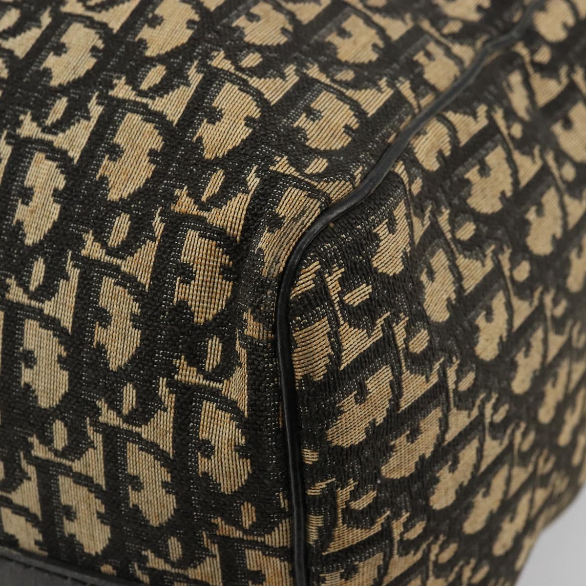 Christian Dior Trotter Canvas Boston Bag Navy Auth 177823