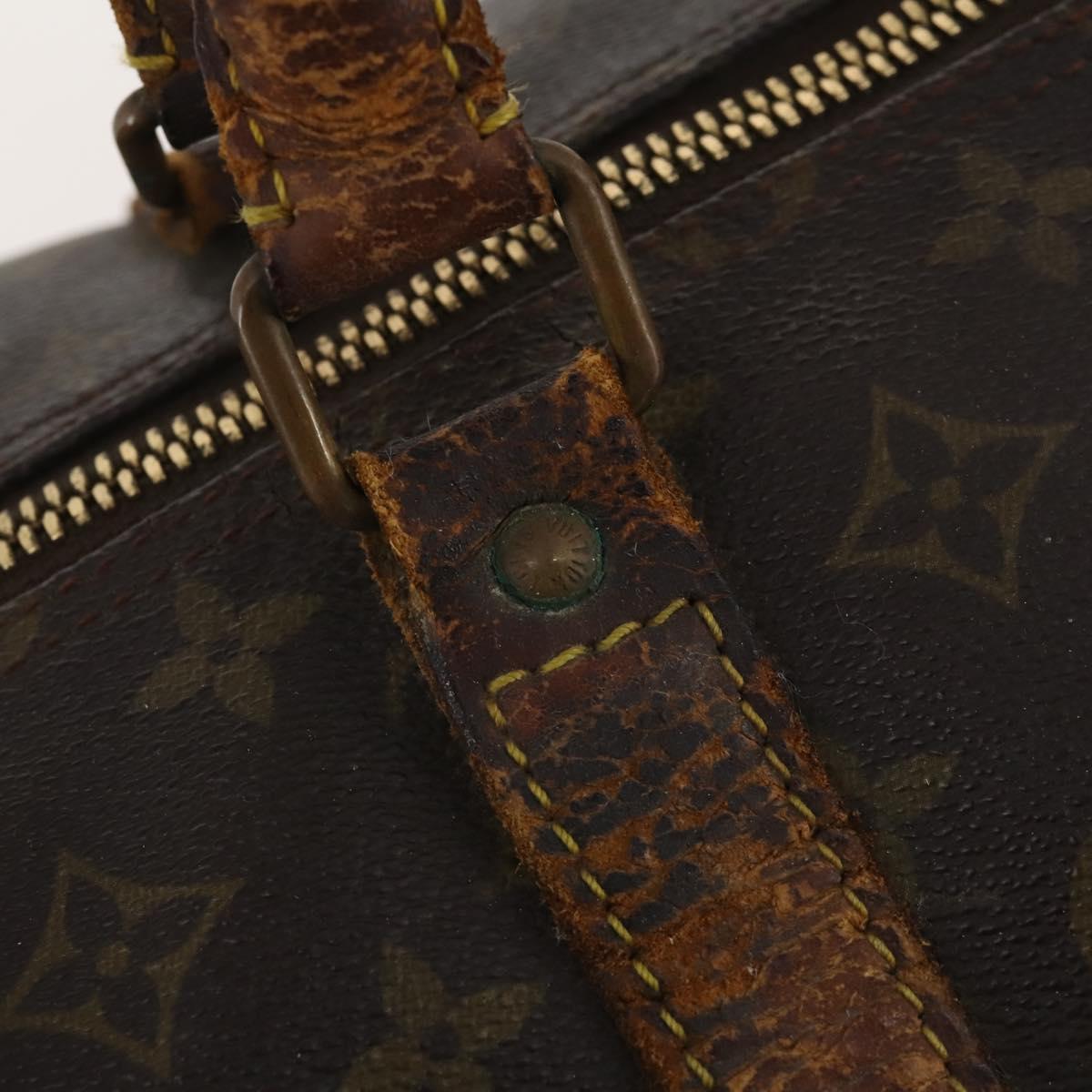 LOUIS VUITTON Monogram Keepall 60 Boston Bag M41422 LV Auth 177829