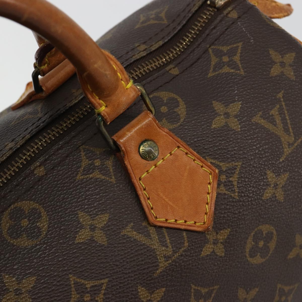 LOUIS VUITTON Monogram Speedy 30 Hand Bag M41526 LV Auth 177832A