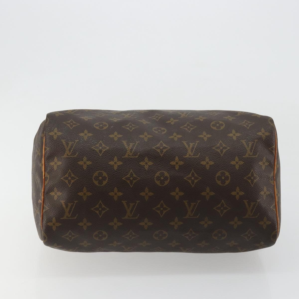 LOUIS VUITTON Monogram Speedy 30 Hand Bag M41526 LV Auth 177832A