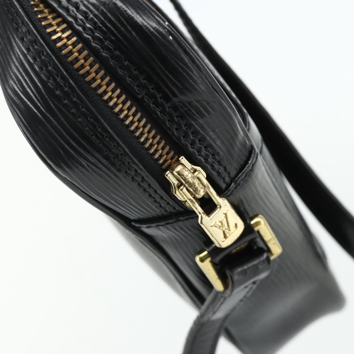 LOUIS VUITTON Epi Danube Shoulder Bag Black M45632 LV Auth 177835A