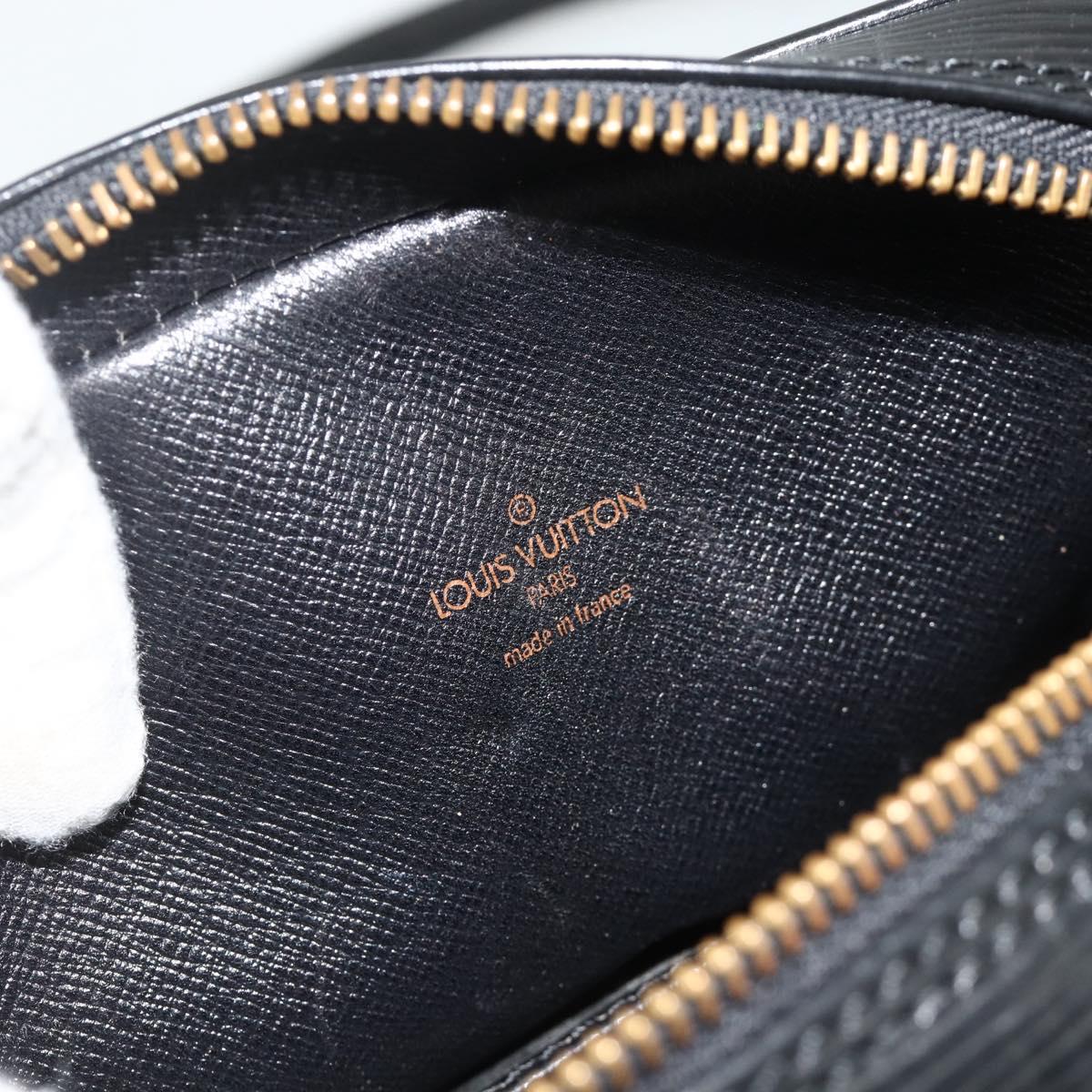 LOUIS VUITTON Epi Danube Shoulder Bag Black M45632 LV Auth 177835A