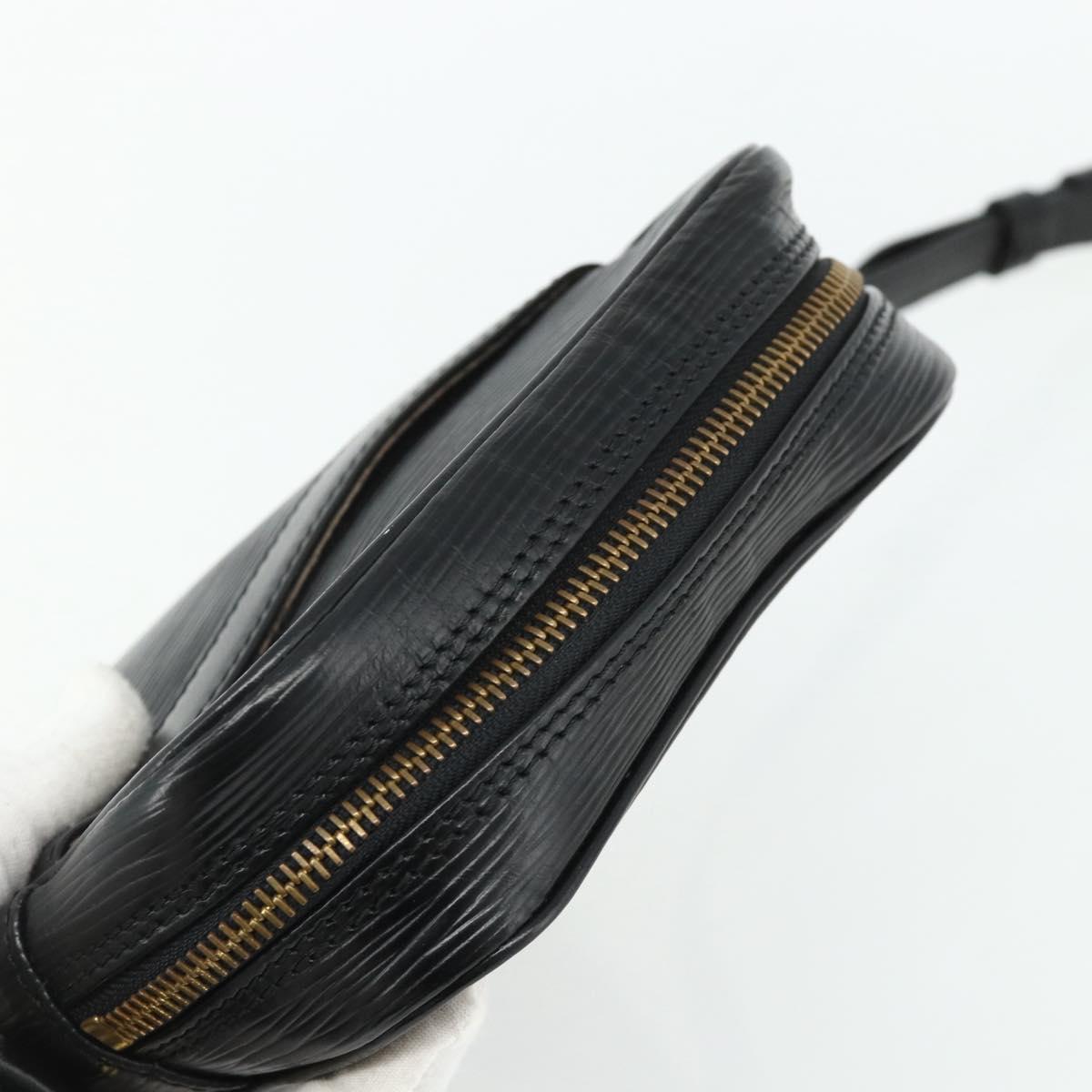 LOUIS VUITTON Epi Danube Shoulder Bag Black M45632 LV Auth 177835A